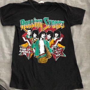 78 vintage Rolling Stones concert band T-shirt sm